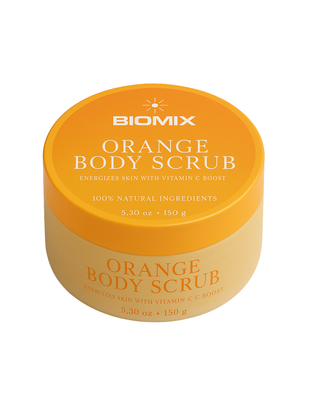 BIOMIX Orange Body Scrub – Best Exfoliating Body Scrub 2025