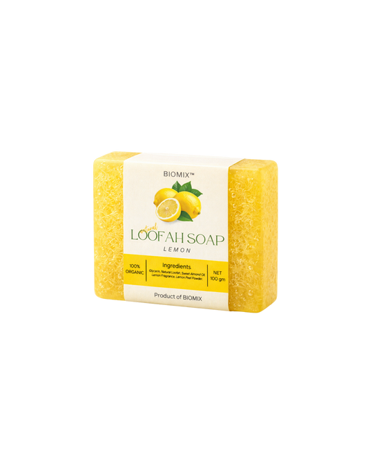 NATURAL LOOFAH SOAP – LEMON