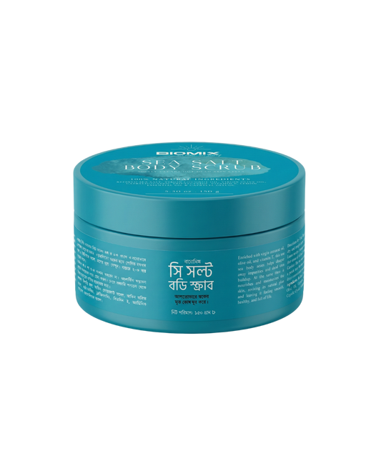 BIOMIX Sea Salt Body Scrub | Best Exfoliating & Detox Scrub 2025